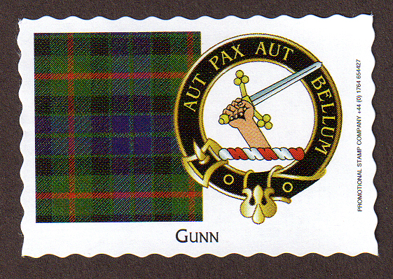 STA Online Shop. Clan Stamps - Gunn