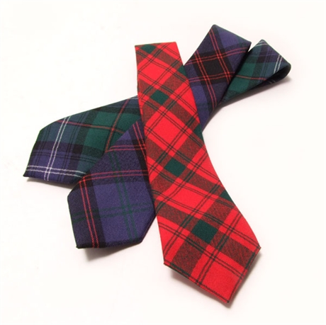 Picture of Tie Necktie Lightweight Wool Tartan