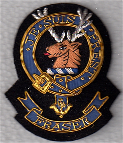 Picture of Fraser Embroidered Clan Crest