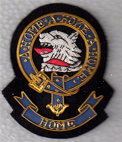 Picture of Hume/Home Embroidered Clan Crest