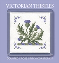 Picture of Cross Stitch Coaster Kit - Victorian Thistle