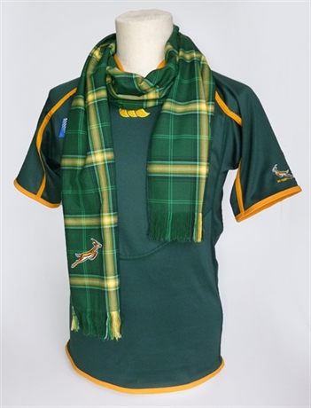 Picture of Scarf, Springbok Tartan with Embroidery